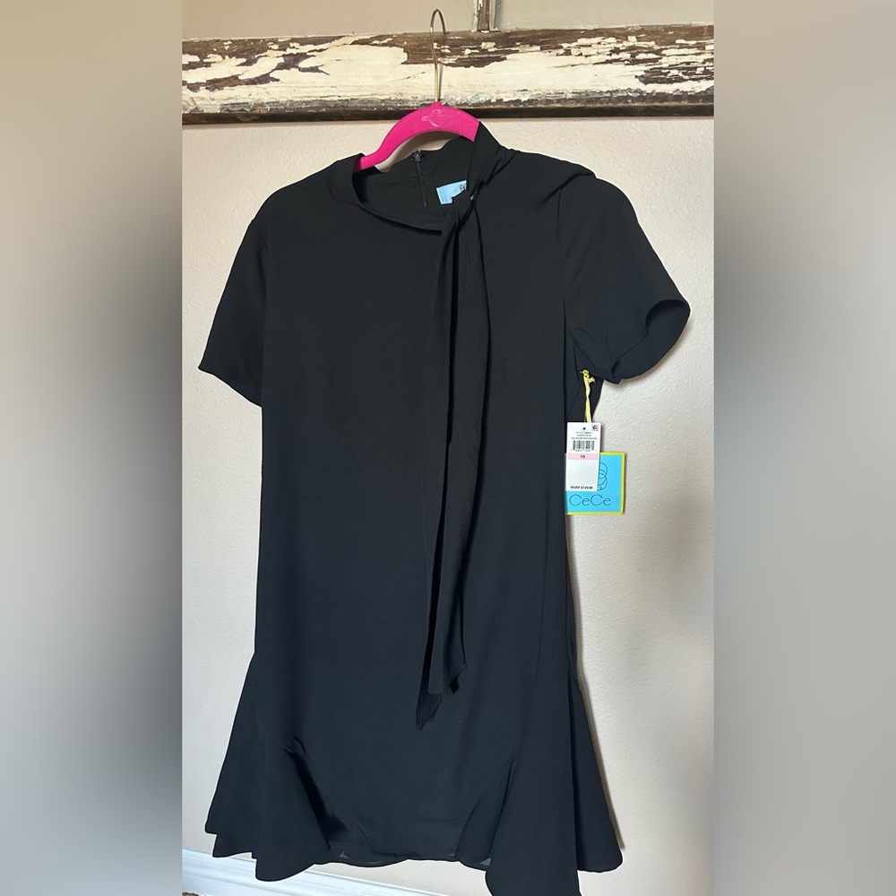 NWT CECE WOMENS BLACK DRESS